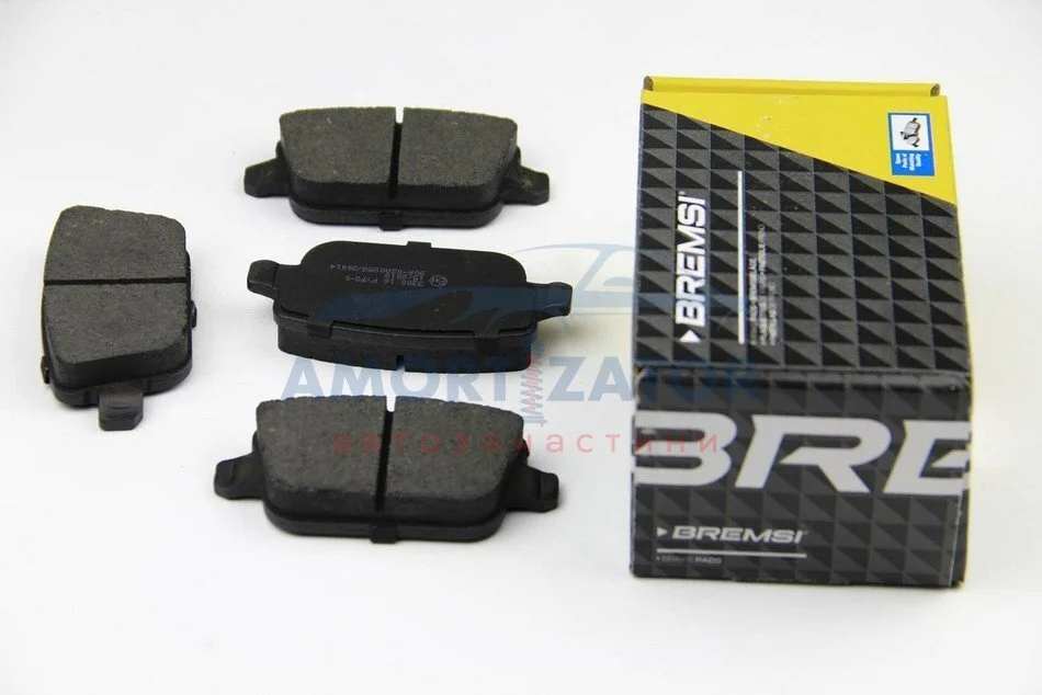 Комплект гальмівних накладок, дискове гальмо BREMSI BP3300 (фото 1)