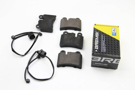 Комплект гальмівних накладок, дискове гальмо BREMSI BP3302