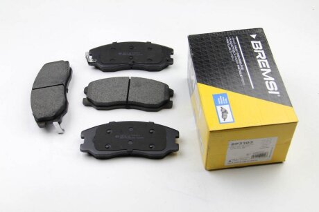 Комплект гальмівних накладок, дискове гальмо BREMSI BP3303