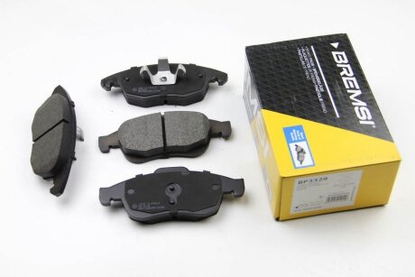 Комплект гальмівних накладок, дискове гальмо BREMSI BP3329
