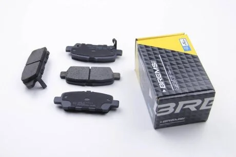 Комплект гальмівних накладок, дискове гальмо BREMSI BP3395