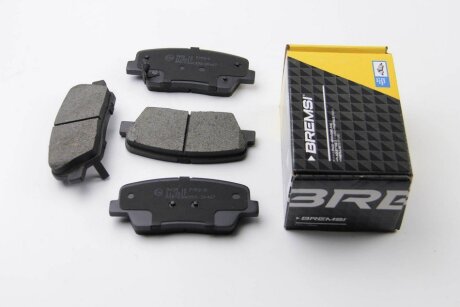 Комплект гальмівних накладок, дискове гальмо BREMSI BP3435