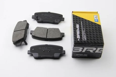 Комплект гальмівних накладок, дискове гальмо BREMSI BP3435