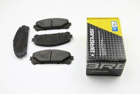Комплект гальмівних накладок, дискове гальмо BREMSI BP3481