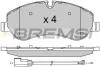 Комплект гальмівних накладок, дискове гальмо BREMSI BP3525 (фото 1)