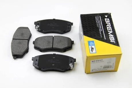 Комплект гальмівних накладок, дискове гальмо BREMSI BP3547