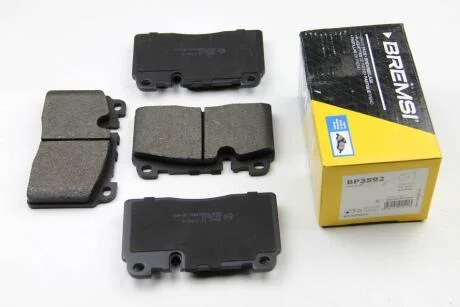 Комплект гальмівних накладок, дискове гальмо BREMSI BP3592