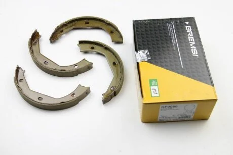 Комплект гальмівних колодок, стоянкове гальмо BREMSI GF0080
