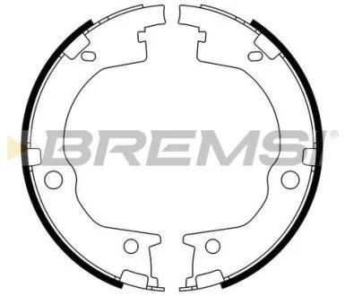 Комплект гальмівних колодок, стоянкове гальмо BREMSI GF0803