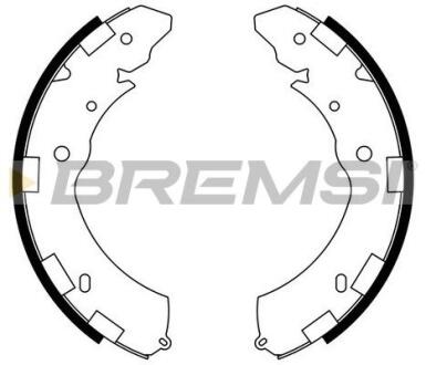 Комплект гальмівних колодок BREMSI GF0833