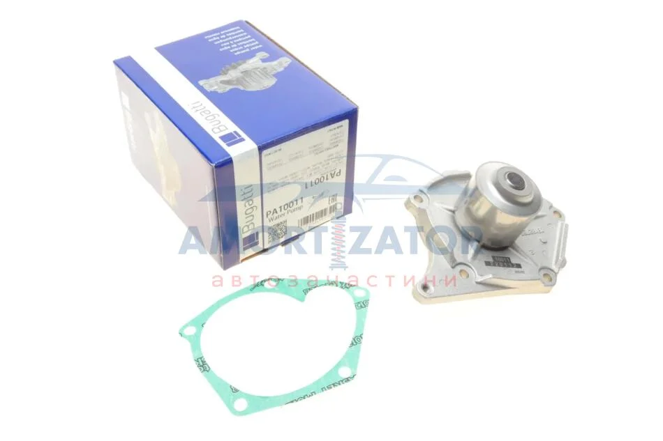 Помпа системи охолодження на Renault Kangoo/Megane/Scenic/Clio/Nissan Almera/Kubistar/Micra 1.5dCi 0 BUGATTI PA10011 (фото 1)