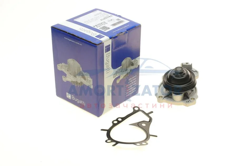 Помпа системи охолодження Citroen C1/C3/C4 Cactus/Peugeot 208/308 1.0/1.2VTi 12-/Opel Corsa 19- (R/B BUGATTI PA10252 (фото 1)