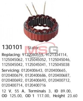 Обмотка генератора HC-CARGO 130101