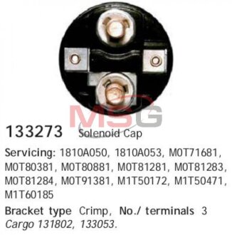 Кришка втягуючого реле HC-CARGO 133273