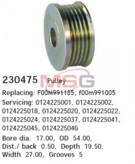 Шків CARGO HC-CARGO 230475