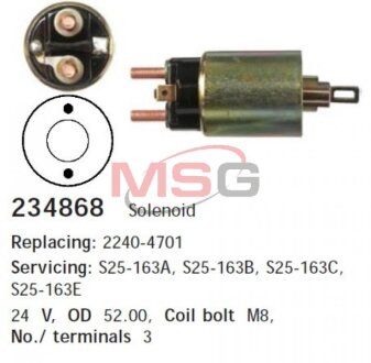 Реле втягуюче HC-CARGO 234868