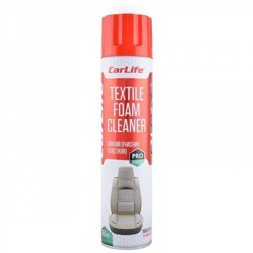 Пінний очисник текстилю. TEXTILE FOAM CLEANER 650ml CARLIFE CF651 (фото 1)