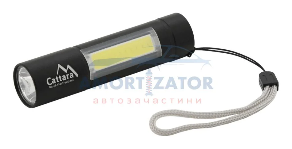 LED ліхтарик 120лм що перезаряджається CATTARA DO 13163 (фото 1)