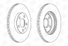 КОМПЛ.2 ШТ/ Гальмівний диск пер. Scudo, Citroen Jumpy 95- (257*20) CHAMPION 562033CH (фото 1)