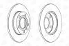 VW диск гальмівний задній 245mm Audi 80,A4 00-,Seat Exeo 08- CHAMPION 562192CH (фото 2)