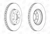 КОМПЛ.2 ШТ/ Гальмівний диск перед. Volvo S60, S80, V70, XC70 98- (286x26) CHAMPION 562244CH (фото 1)