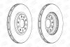КОМПЛ.2 ШТ/ Гальмівний диск пер. Fiat 500 (334_)/Jeep Renegade 14- (305*28) CHAMPION 562299CH (фото 1)