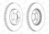 КОМПЛ.2 ШТ/ Гальмівний диск пер. Astra J/Cruze/Volt/Zafira C 09- (300*26) CHAMPION 562631CH (фото 1)