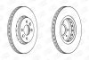 КОМПЛ.2 ШТ/ Гальмівний диск перед. Dokker/Lodgy/Captur 12-/Megane/Kangoo/Scenic 01- (280x24) CHAMPION 562959CH (фото 1)