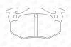 Гальмівні колодки зад. Peugeot 206 99-/Renault Megane I 96-03 CHAMPION 571334CH (фото 2)
