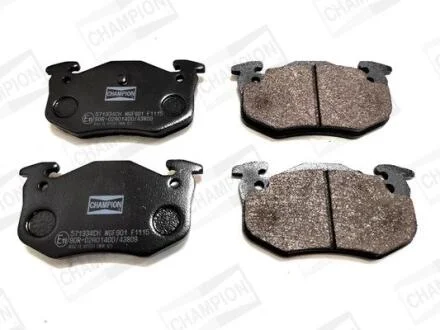 Гальмівні колодки зад. Peugeot 206 99-/Renault Megane I 96-03 CHAMPION 571334CH