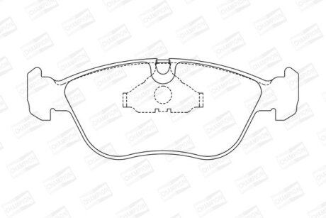 VOLVO гальмівні колодки передн.850,C70,S70,V70 CHAMPION 571457CH