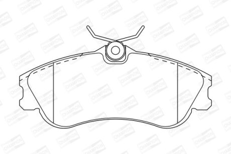 CITROEN гальмівні колодки передні Xsara Picasso 00- CHAMPION 571966CH