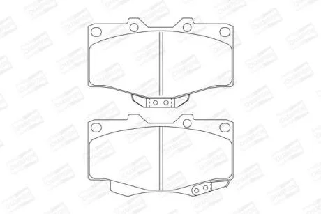 Гальмівні колодки пер. Cruiser/Hilux/4 Runner/Taro 89- (SUMITOMO) CHAMPION 572140CH