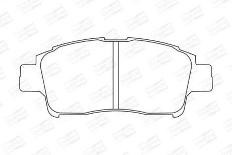 Гальмівні колодки пер. Yaris 01-05 CHAMPION 572404CH