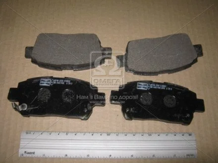 Гальмівні колодки пер. Toyota Yaris/Prius 99-05 (akebono) CHAMPION 572405CH