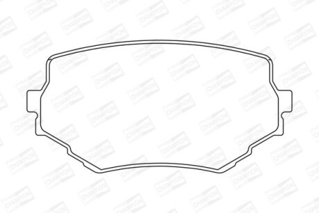 SUZUKI гальмівні колодки перед. Vitara,Grand Vitara 94- CHAMPION 572420CH