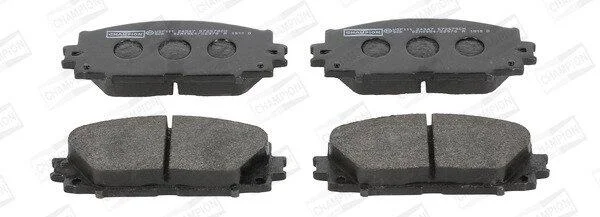 TOYOTA колодки гальмівні дискові YARIS 1.0 10-, YARIS / VIOS 1.3 05-13 CHAMPION 572578CH (фото 1)