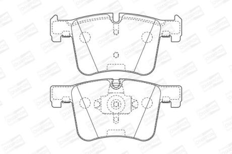 BMW гальмівні колодки передн.1 F20,3 F30,X3 F25,X4 X26 11- CHAMPION 573432CH