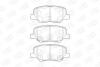 MITSUBISHI колодки гальм.задні Outlander 12-, ASX, CITROEN C4 Aircross, MAZDA 6 CHAMPION 573442CH (фото 1)