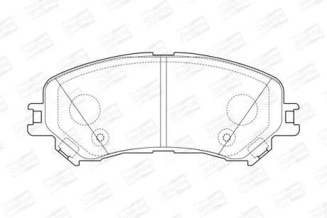 RENAUTL колодки гальм передн. Espace 1,6dCi 15- CHAMPION 573673CH
