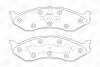 JEEP колодки гальмівні передні Cherokee,Grand Cherokee,Wrangler 2.1/2.5 90- CHAMPION 573713CH (фото 2)
