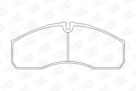DB гальмівні колодки передн.Sprinter,Vario,Master II,Iveco Daily III 98- CHAMPION 573719CH