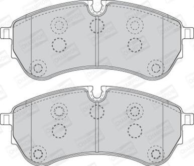 VW гальмівні колодки передн. CRAFTER 16- CHAMPION 573831CH