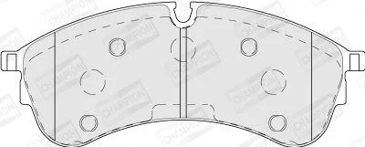 VW гальмівна колодка CRAFTER 2.0 TDI RWD 16-, MAN CHAMPION 573844CH (фото 1)