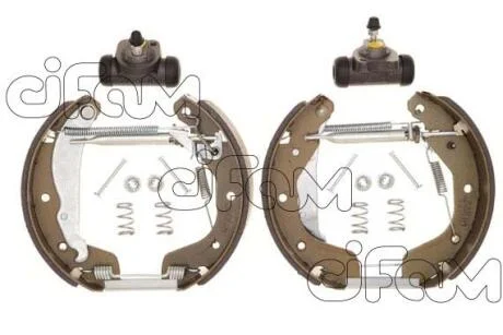 DAEWOO Комплект гальмівних колодок (барабанні) LANOS / SENS (KLAT) 1.3/1.5 97-, OPEL ASTRA F 1.4/1.6 98-02 CIFAM 151124