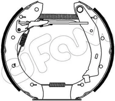 Гальмівні колодки бараб. Espace3 III(+монт. к-т та циліндри d=22,2mm MAX Kit) CIFAM 151428