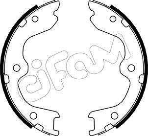 NISSAN Комплект барабанних колодок TEANA I (J31) 2.0 04-08, INFINITI QX50 I 37 AWD 15- CIFAM 153-294