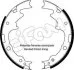 JEEP Комплект барабанних колодок WRANGLER II (TJ) 4.0 98-07 CIFAM 153357 (фото 1)