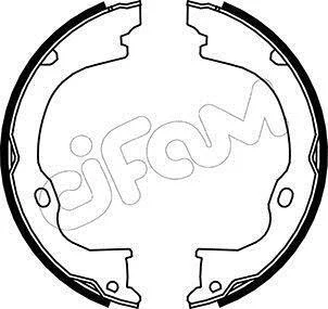 JEEP Комплект барабанних колодок CHEROKEE (KK) 2.8 CRD 4x4 08-, DODGE NITRO 3.7 V6 4WD 07-12 CIFAM 153363 (фото 1)
