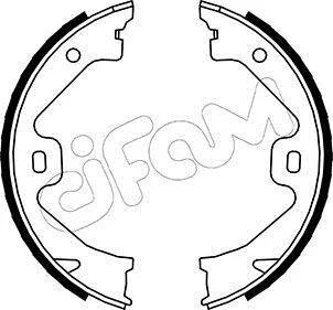 ROVER Комплект барабанних колодок 75 (RJ) 2.0 CDTi 03-05 CIFAM 153369